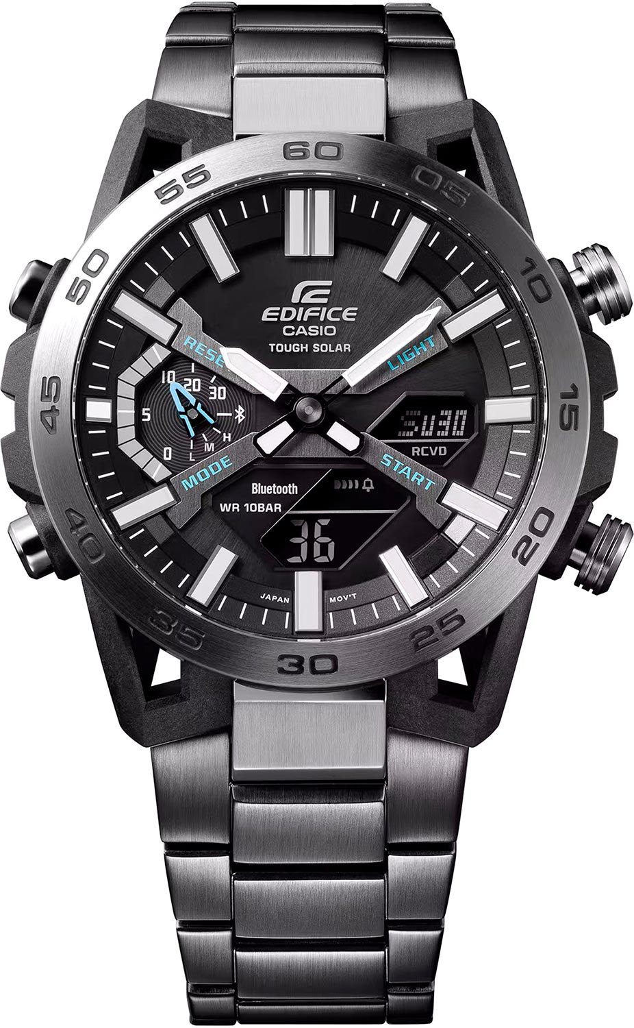 Японские наручные часы Casio Edifice ECB-2000DC-1A с хронографом