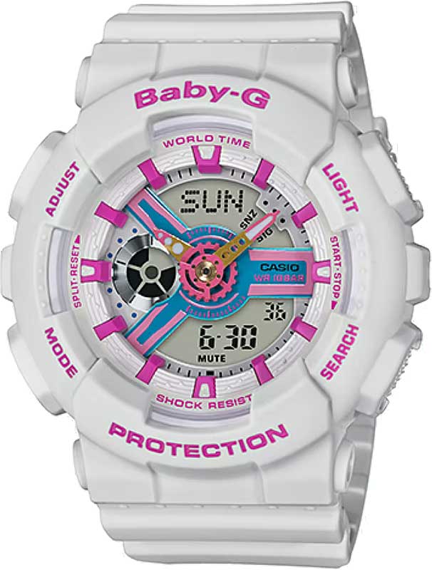 Японские наручные часы Casio Baby-G BA-110NR-8A с хронографом