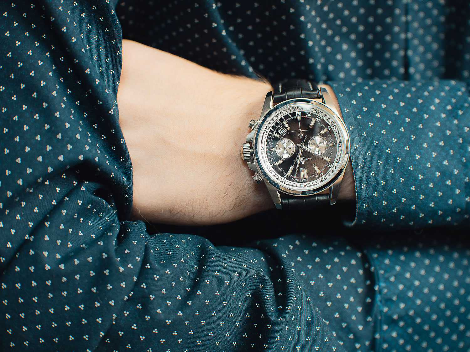 Наручные часы Jacques Lemans 1-1117AN с хронографом