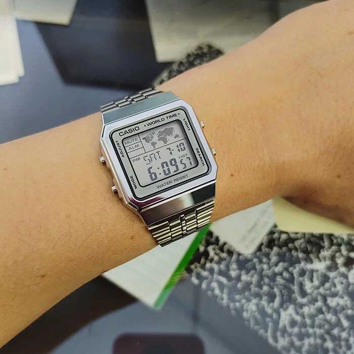 Японские наручные часы Casio Vintage A-500WEA-7E с хронографом