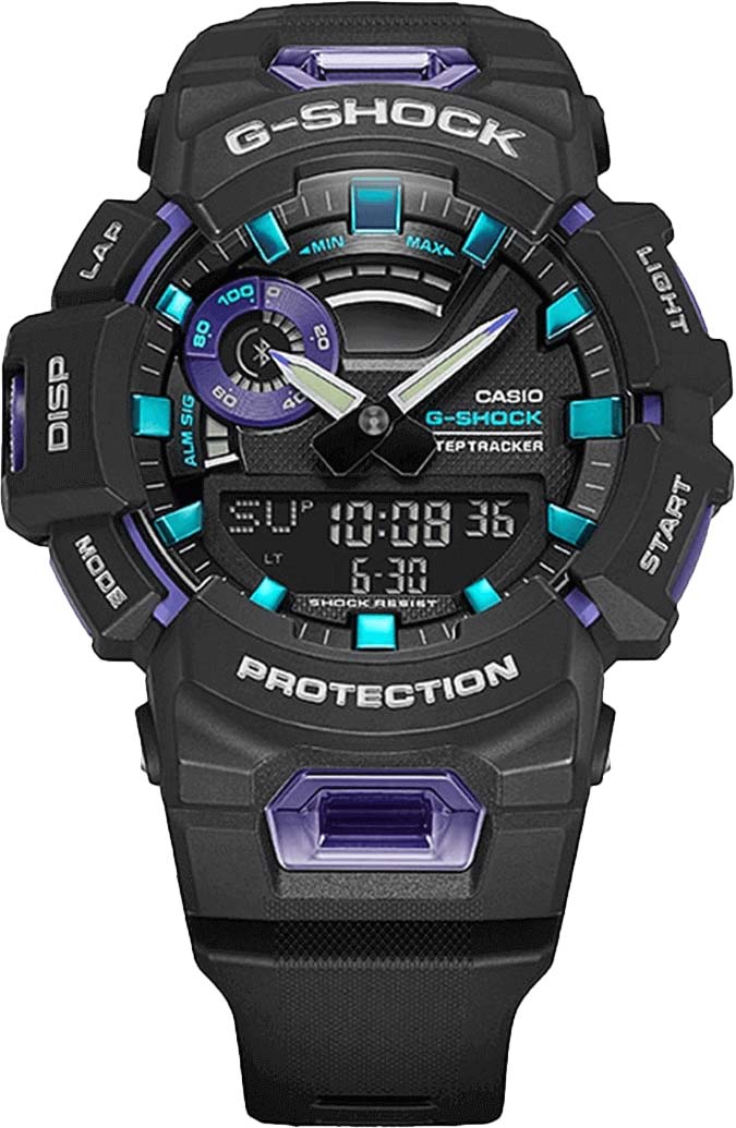 Японские спортивные наручные часы Casio G-SHOCK GBA-900-1A6ER с хронографом