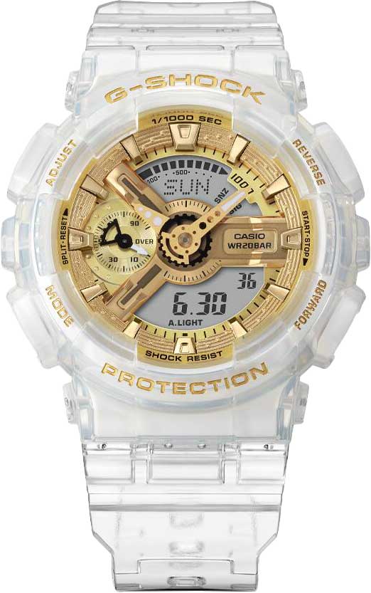 Японские наручные часы Casio G-SHOCK GMA-S110SG-7A с хронографом
