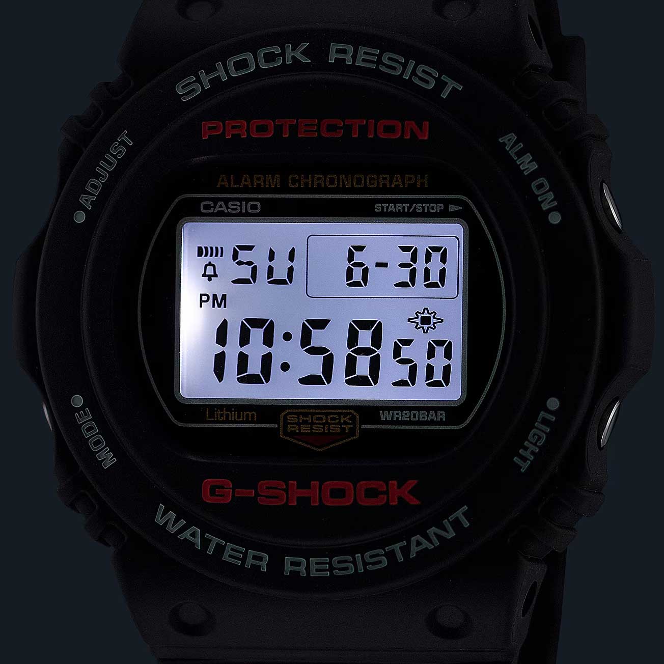 Японские наручные часы Casio G-SHOCK DW-5750UE-1 с хронографом