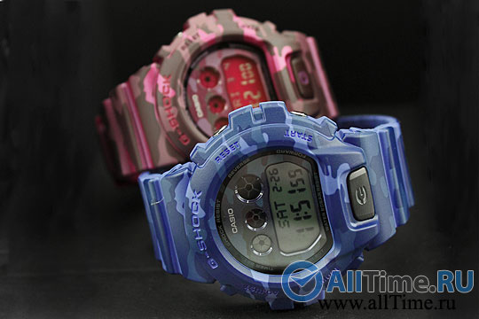 Японские наручные часы Casio G-SHOCK GMD-S6900CF-2E с хронографом