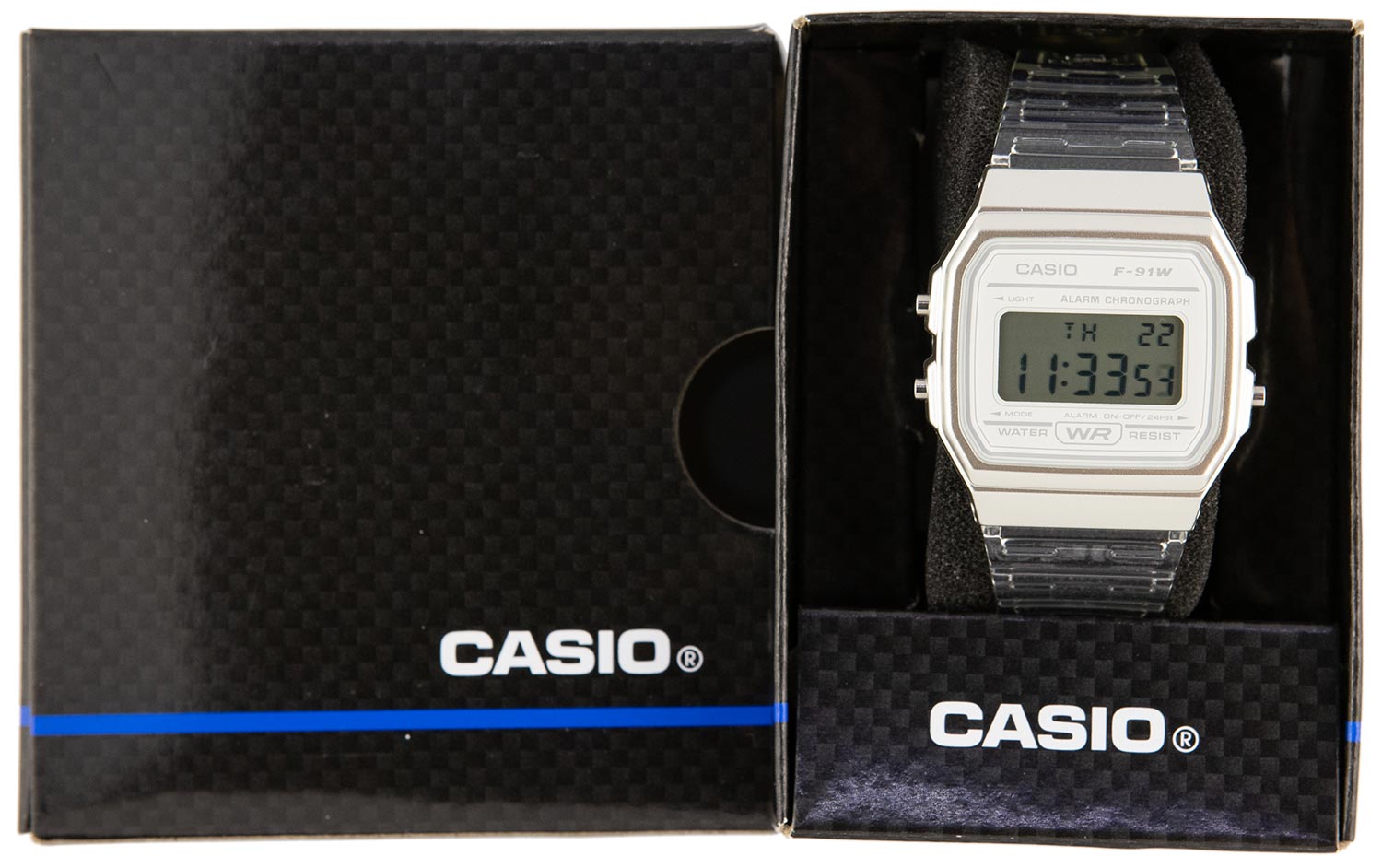 Японские наручные часы Casio Illuminator F-91WS-7EF с хронографом