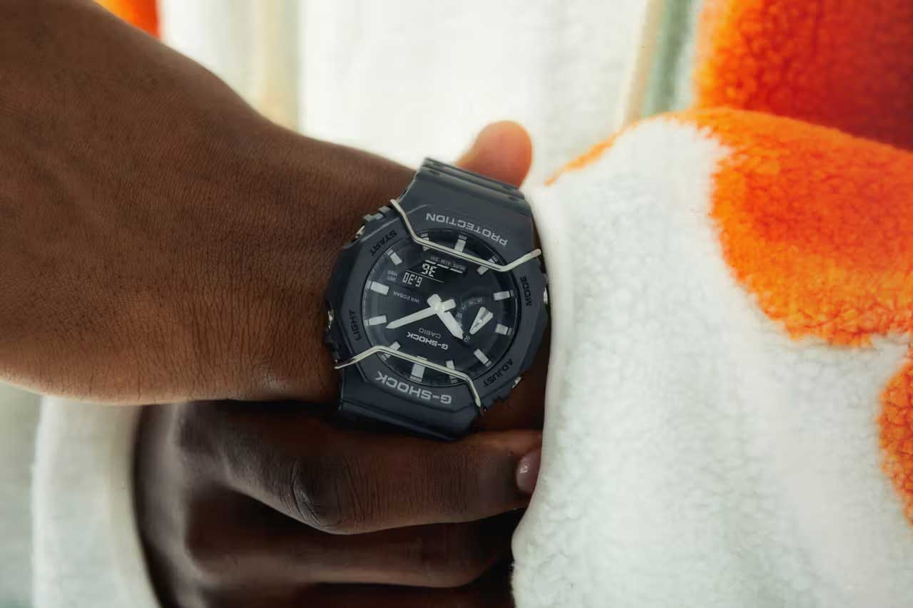 Японские наручные часы Casio G-SHOCK GA-2100PTS-8A с хронографом