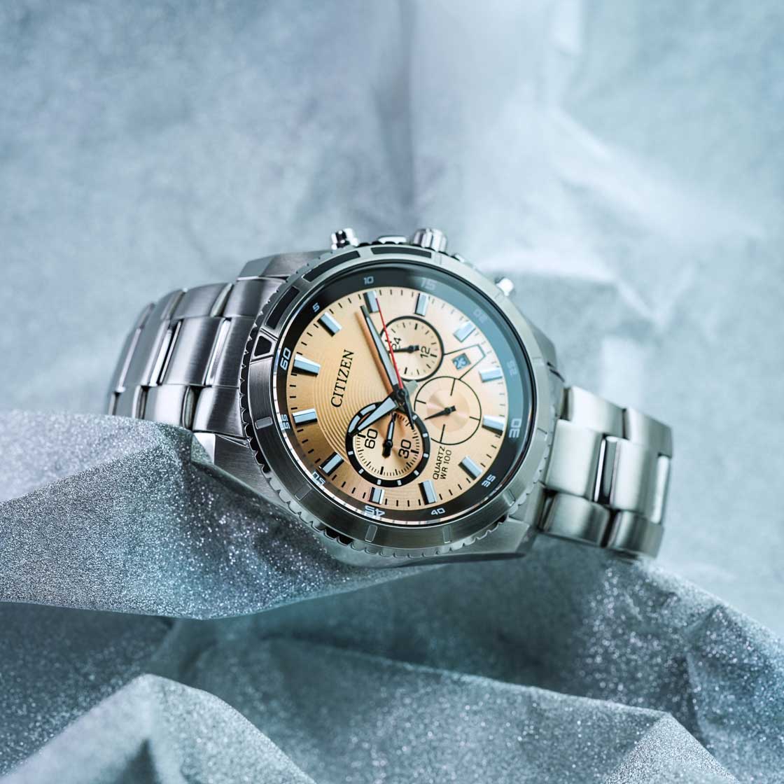 Японские наручные часы Citizen AN8200-50X с хронографом