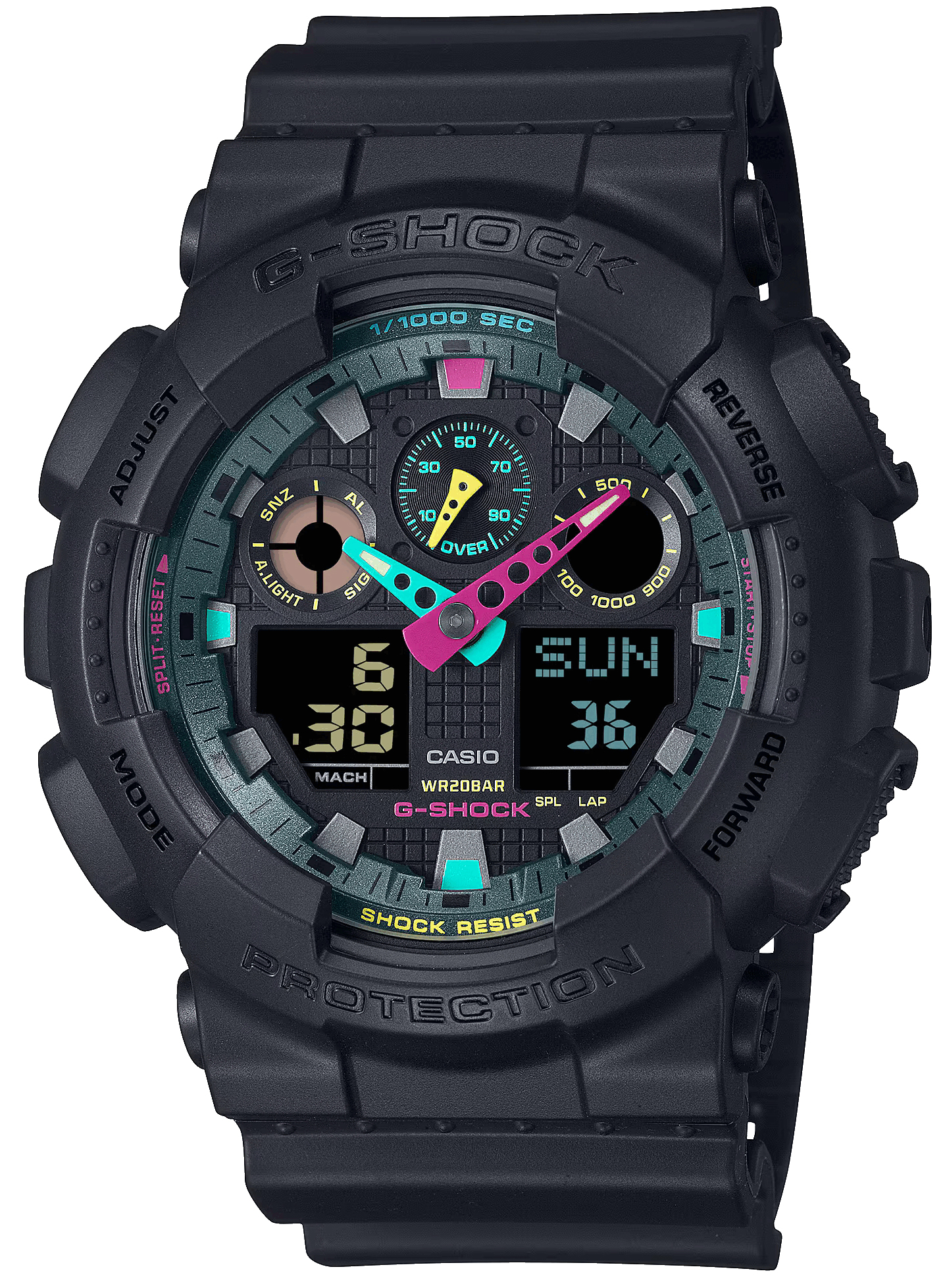 Японские наручные часы CASIO G-SHOCK GA-100MF-1A