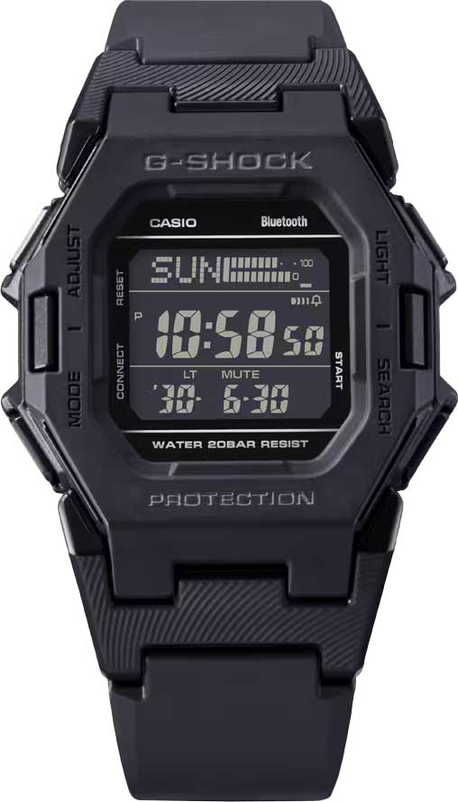 Японские спортивные наручные часы Casio G-SHOCK GD-B500-1 с хронографом