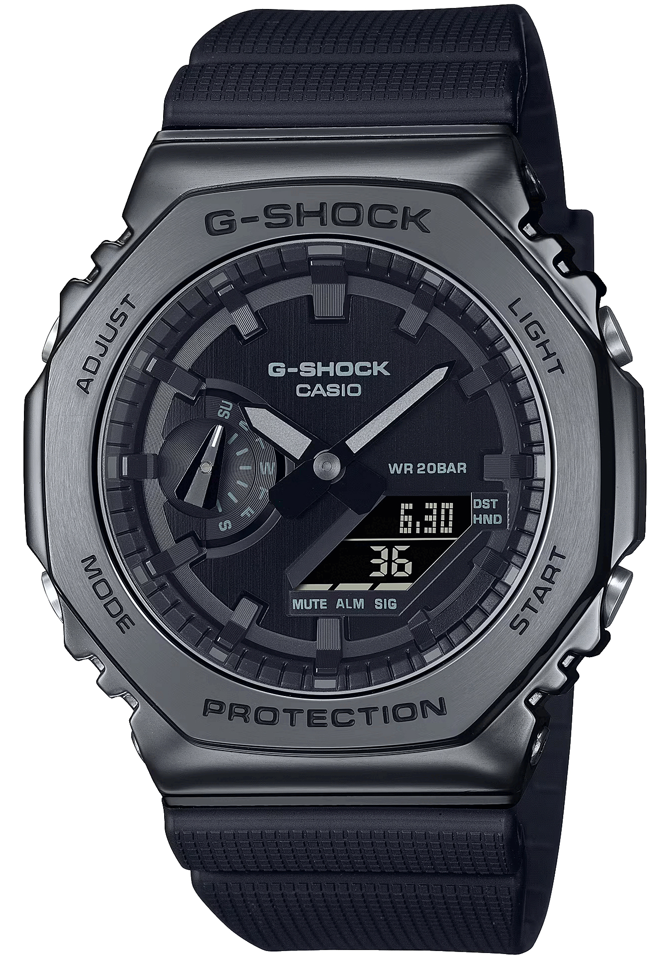 Японские наручные часы CASIO G-SHOCK GM-2100BB-1A