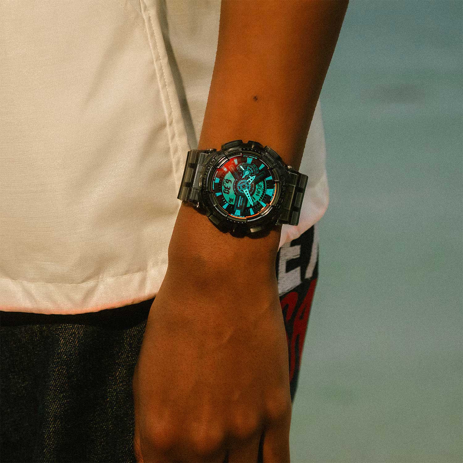 Японские наручные часы CASIO G-SHOCK GA-110TLS-8A