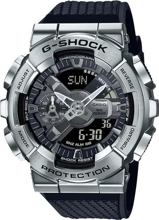 Японские наручные часы Casio G-SHOCK GM-110-1AER с хронографом