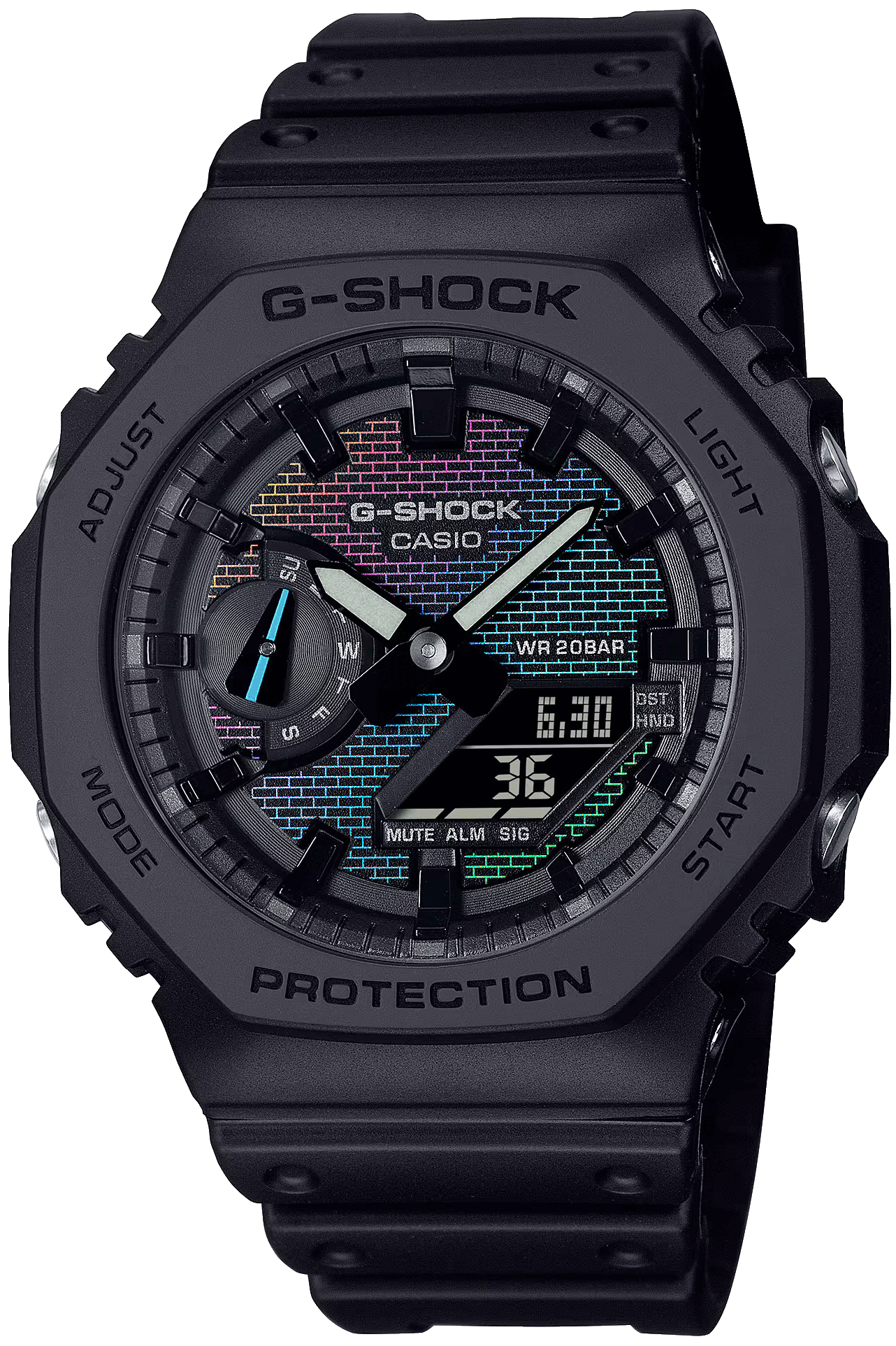 Японские наручные часы CASIO G-SHOCK GA-2100RW-1A