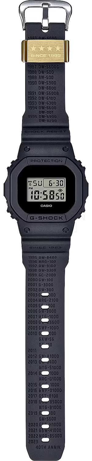 Японские наручные часы Casio G-SHOCK DWE-5657RE-1ER с хронографом