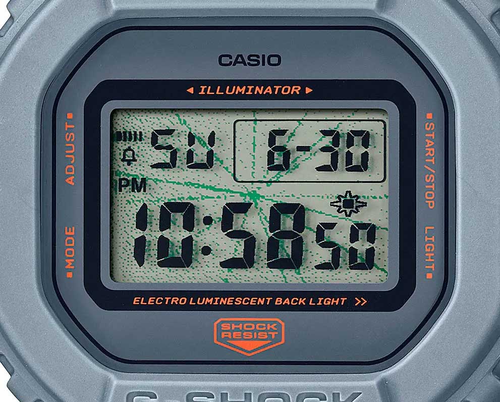 Японские наручные часы Casio G-SHOCK DW-5600MNT-8 с хронографом