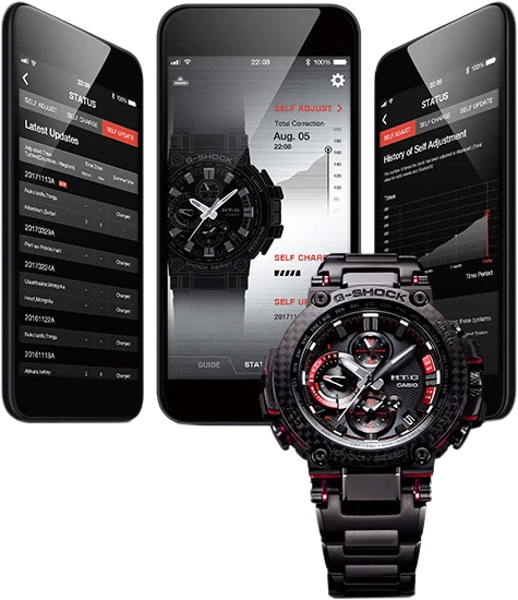 Японские наручные часы Casio G-SHOCK MTG-B1000XBD-1AER с хронографом