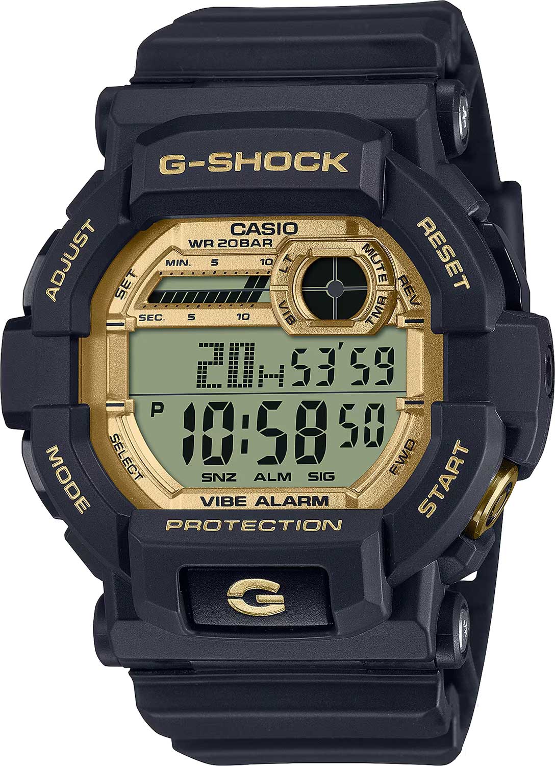 Японские наручные часы Casio G-SHOCK GD-350GB-1E с хронографом