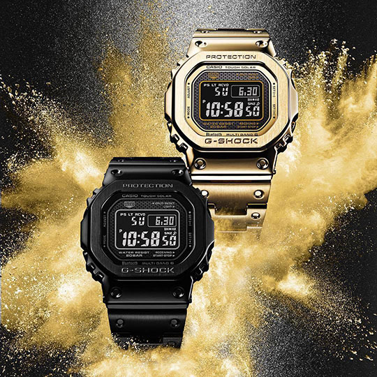 Японские наручные часы Casio G-SHOCK GMW-B5000GD-9E с хронографом
