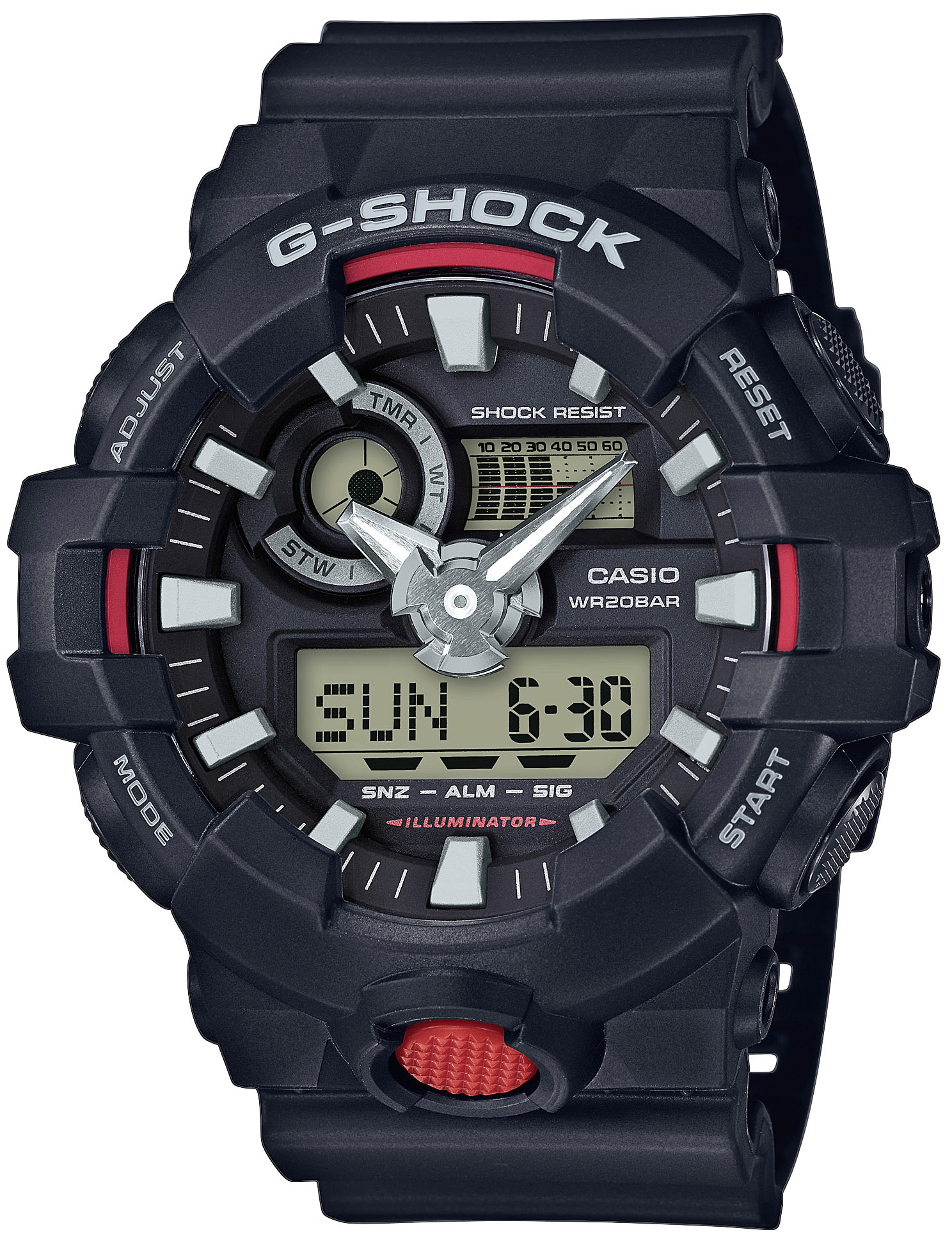 Японские наручные часы CASIO G-SHOCK GA-700-1A