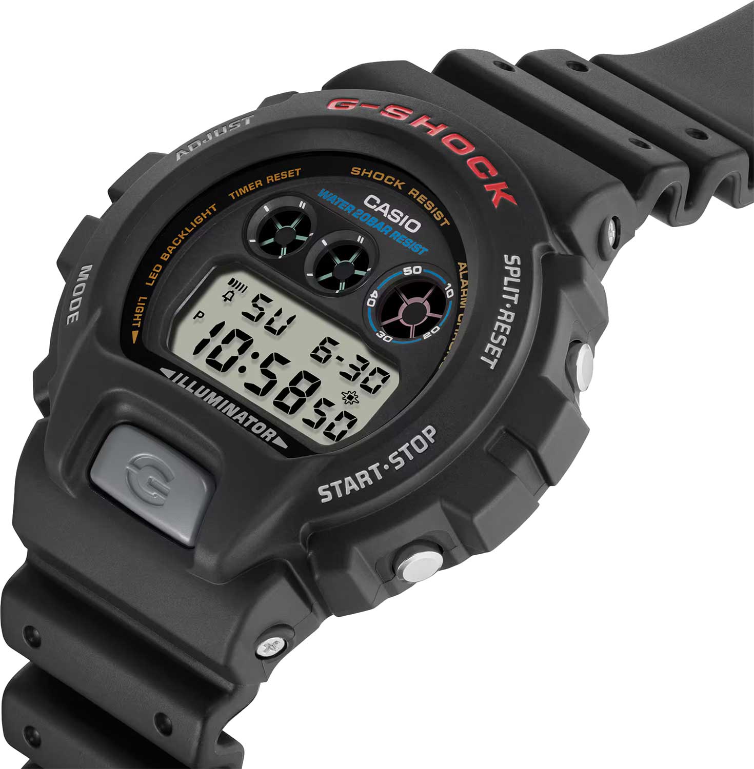 Японские наручные часы Casio G-SHOCK DW-6900U-1 с хронографом