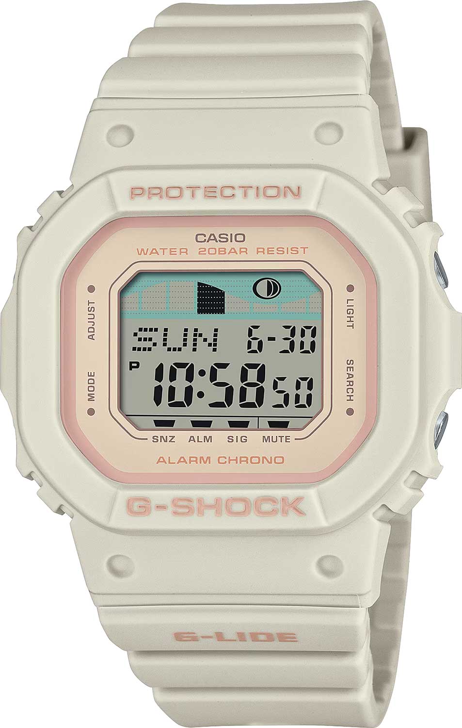 Японские наручные часы Casio G-SHOCK GLX-S5600-7 с хронографом