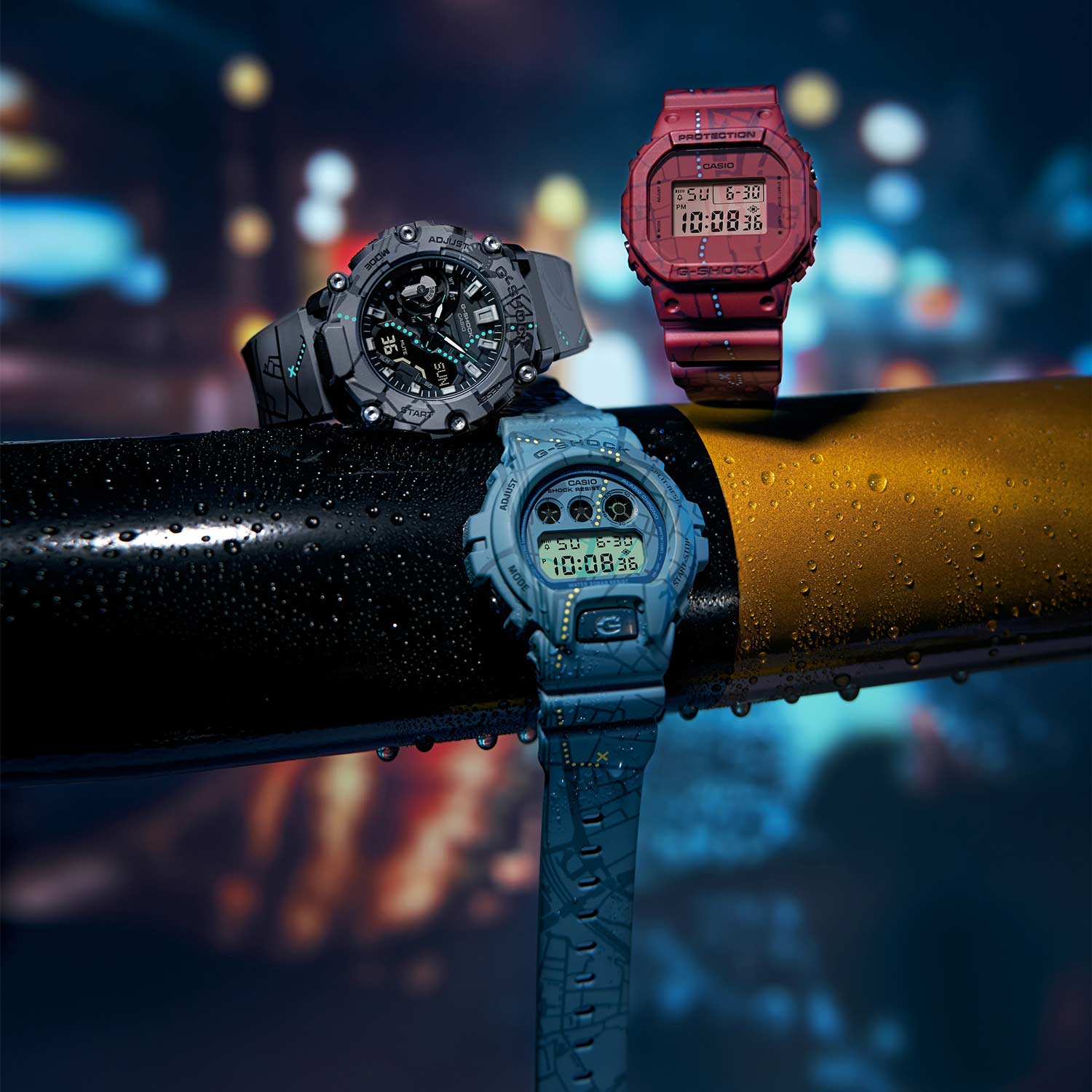 Японские наручные часы Casio G-SHOCK GA-2200SBY-8A с хронографом