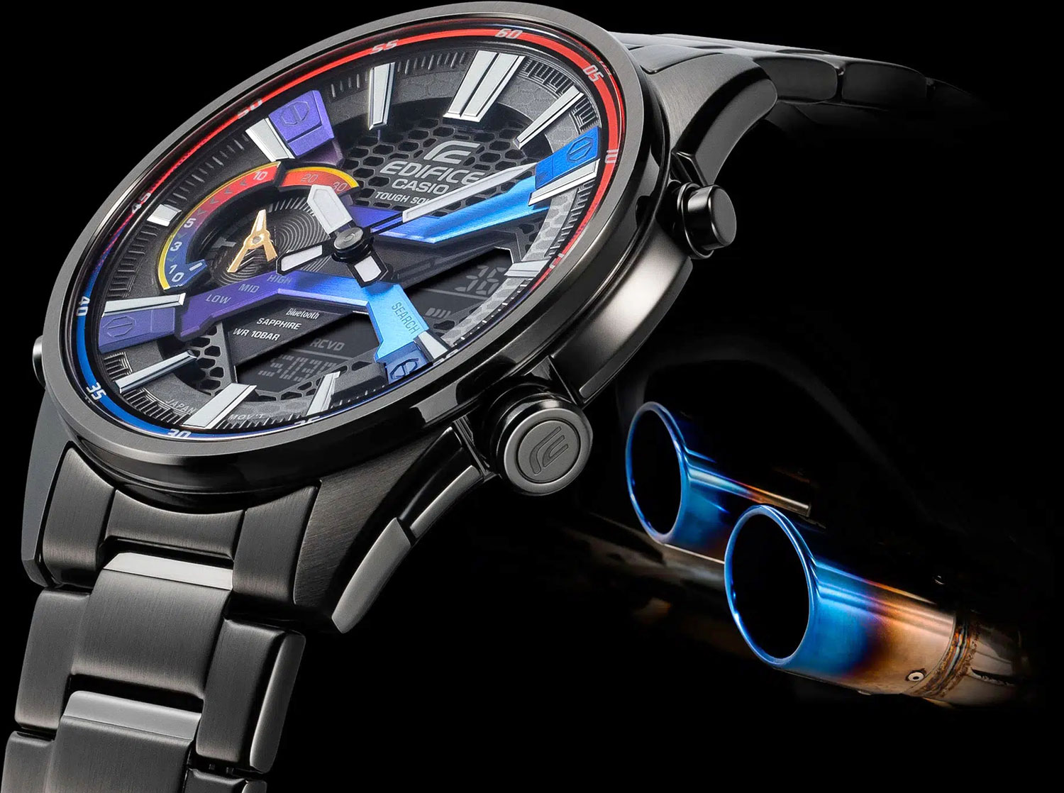 Японские наручные часы Casio Edifice EQB-1200HG-1A с хронографом