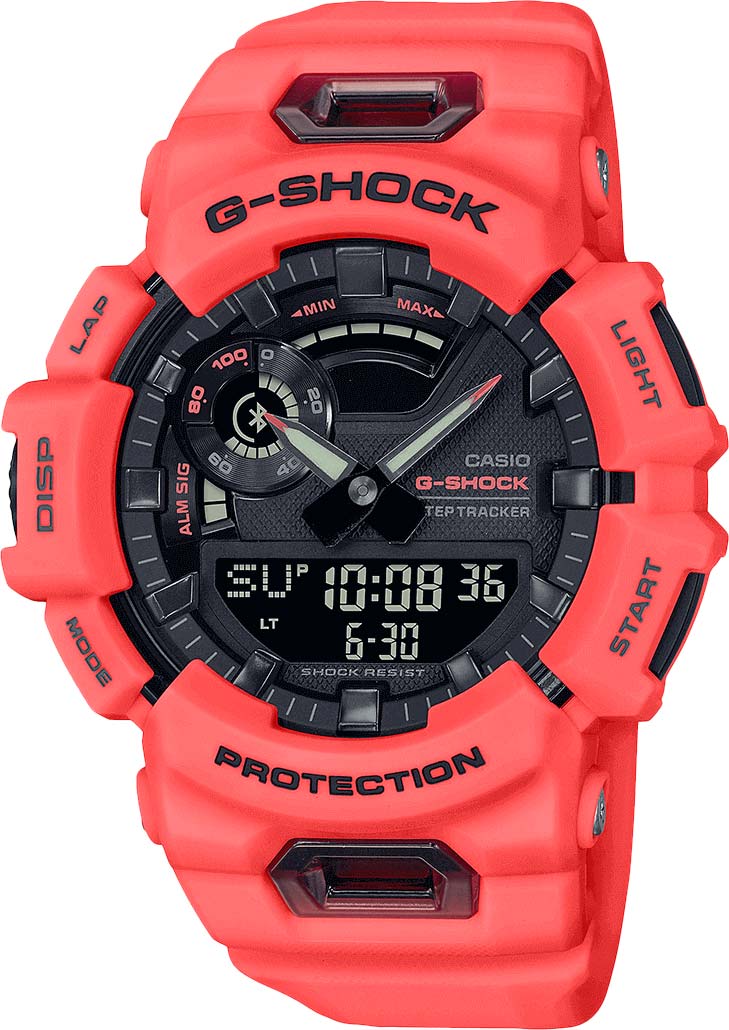 Японские спортивные наручные часы Casio G-SHOCK GBA-900-4AER с хронографом