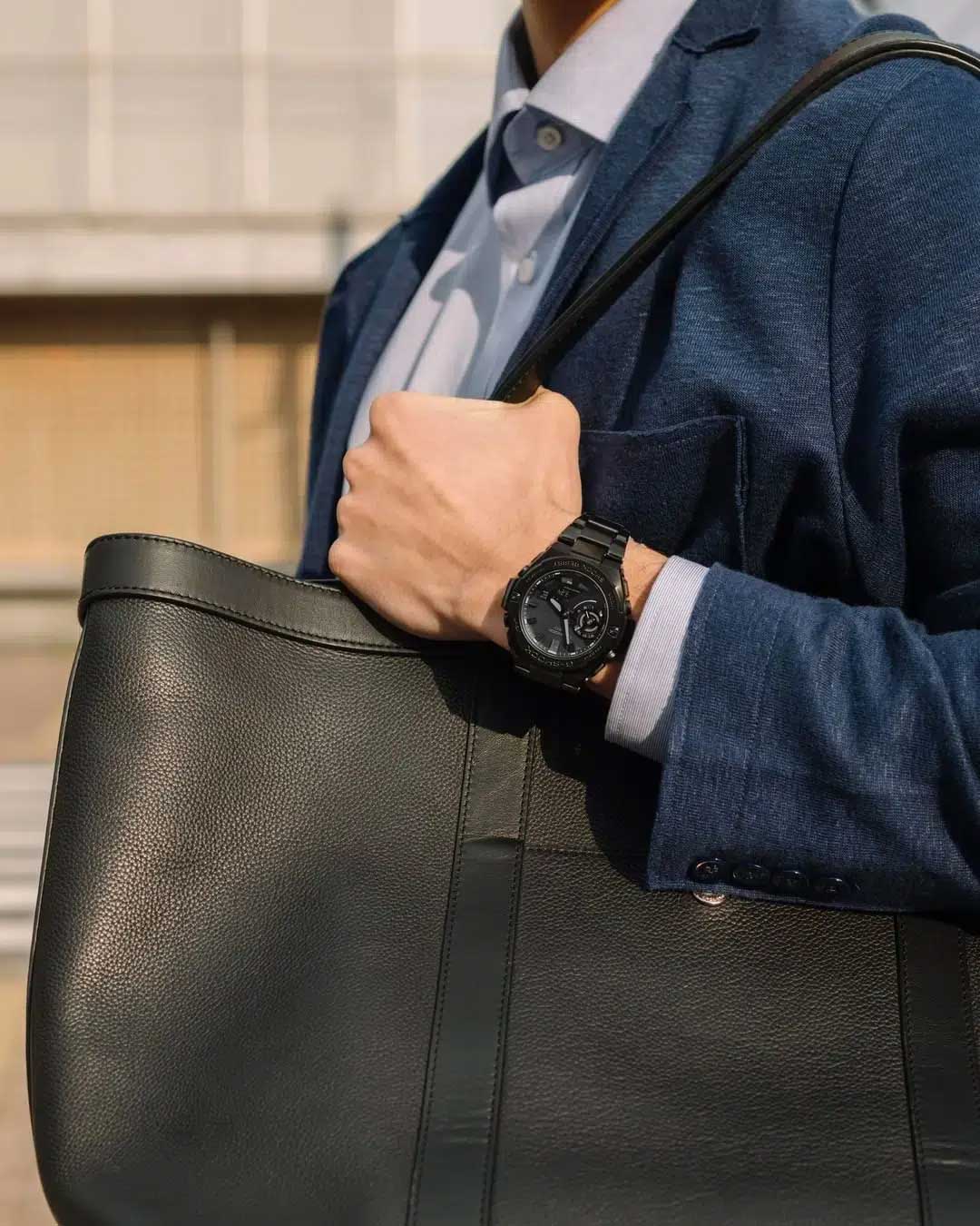 Японские наручные часы Casio G-SHOCK GST-B500BD-1A с хронографом