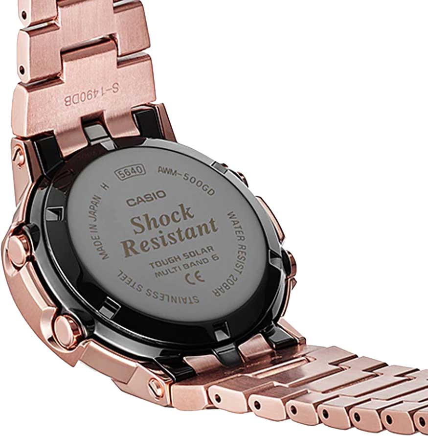 Японские наручные часы Casio G-SHOCK AWM-500GD-4A с хронографом