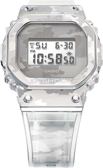 Японские наручные часы Casio G-SHOCK GM-5600SCM-1ER с хронографом