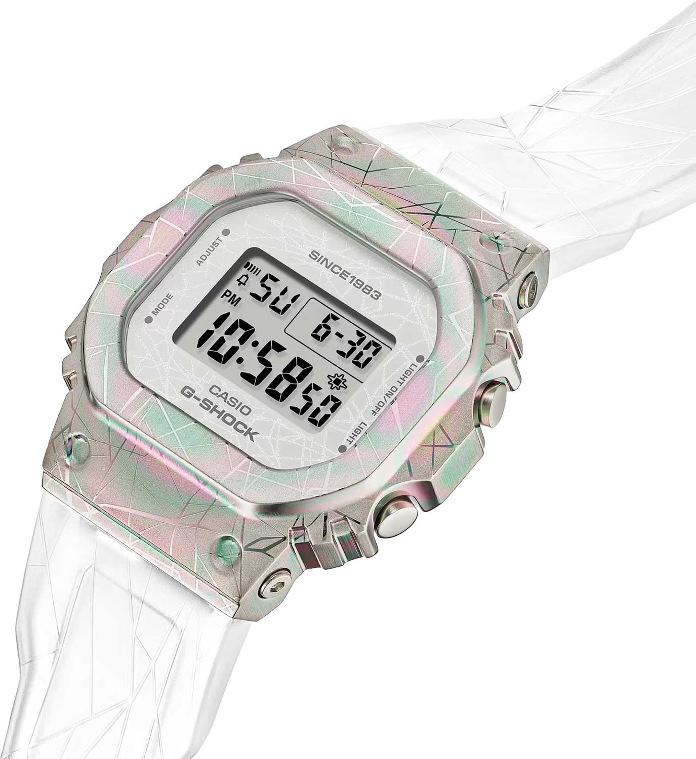 Японские наручные часы Casio G-SHOCK GM-S5640GEM-7E с хронографом