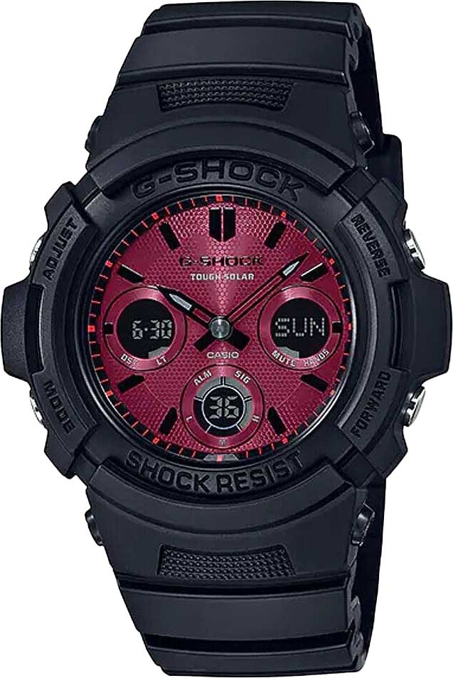 Японские наручные часы Casio G-SHOCK AWR-M100SAR-1A с хронографом