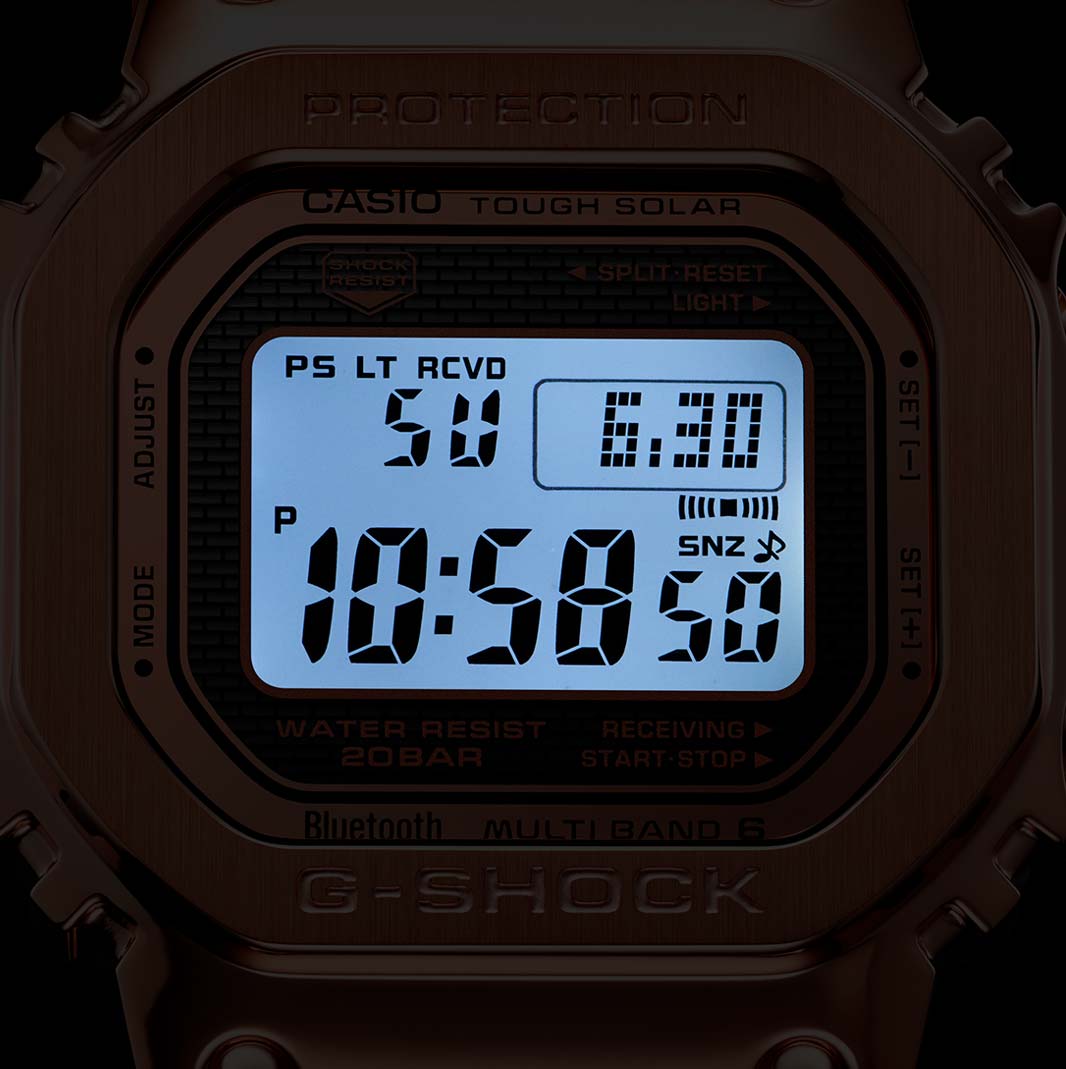 Японские наручные часы Casio G-SHOCK GMW-B5000GD-4ER с хронографом