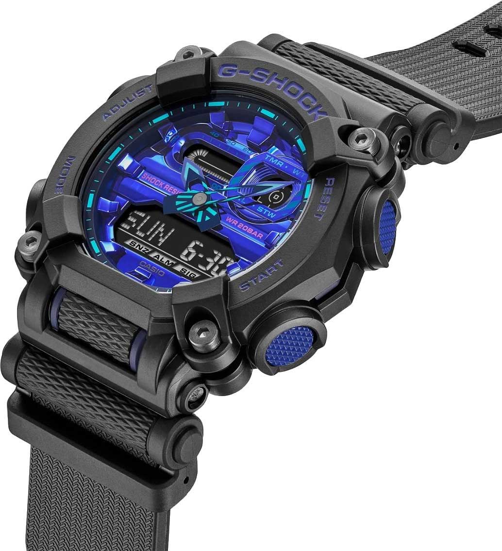 Японские наручные часы Casio G-SHOCK GA-900VB-1AER с хронографом