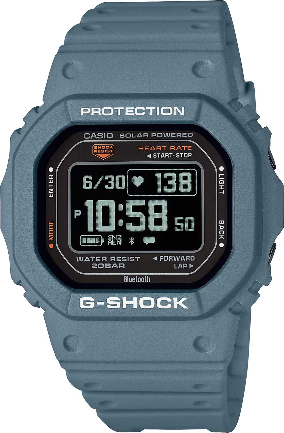 Японские умные часы Casio G-SHOCK DW-H5600-2ER с хронографом