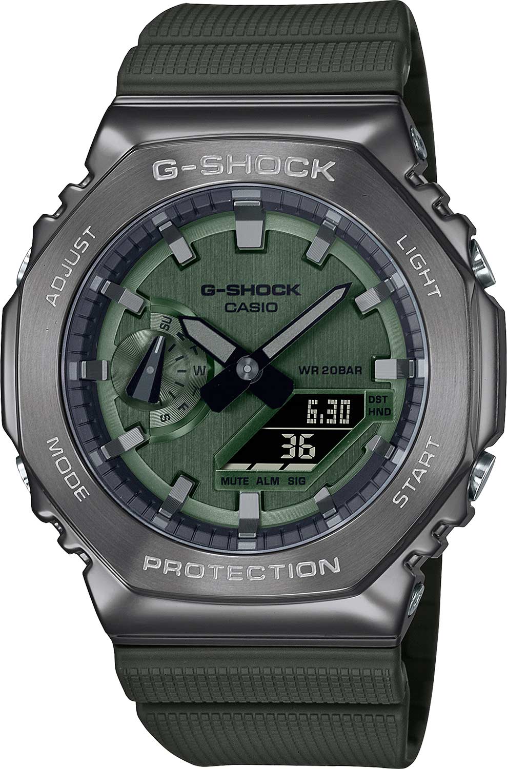 Японские наручные часы Casio G-SHOCK GM-2100B-3AER с хронографом