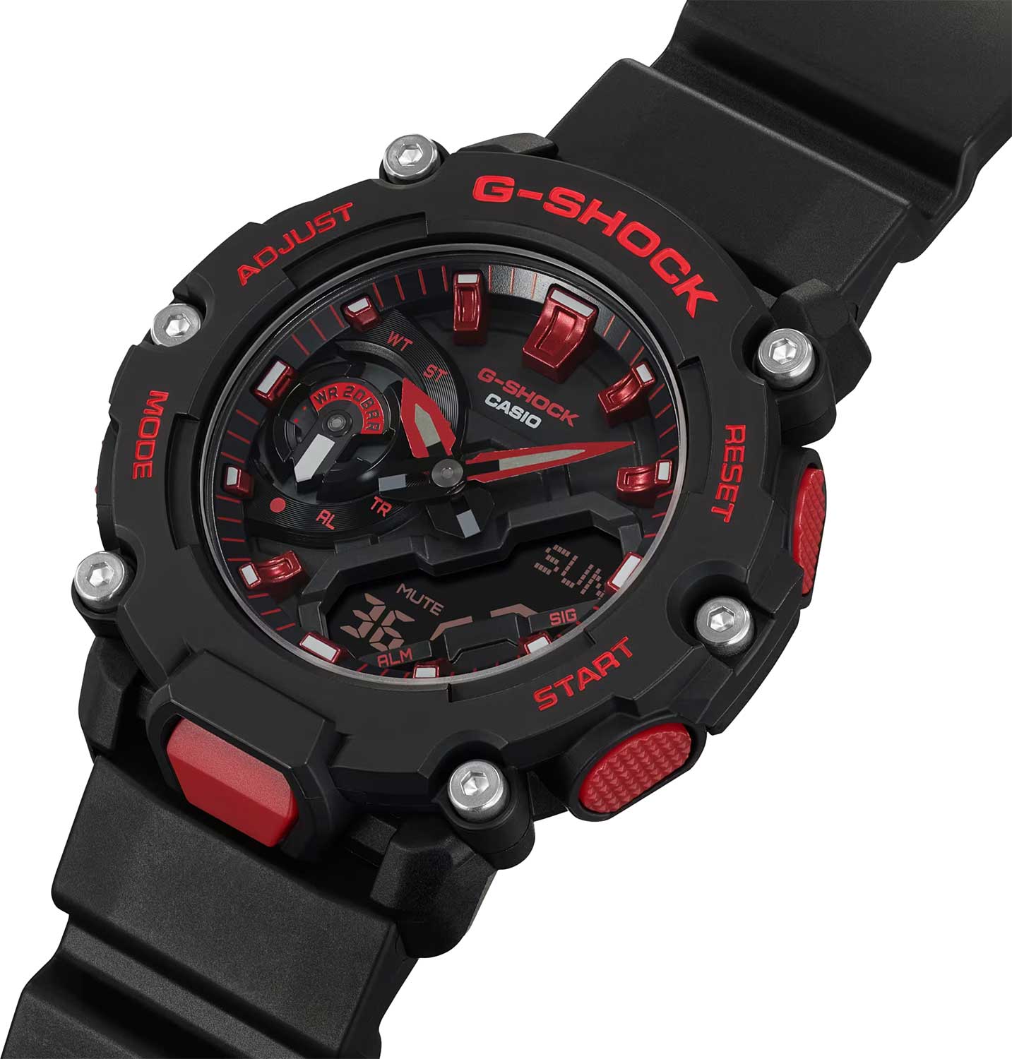 Японские наручные часы Casio G-SHOCK GA-2200BNR-1A с хронографом
