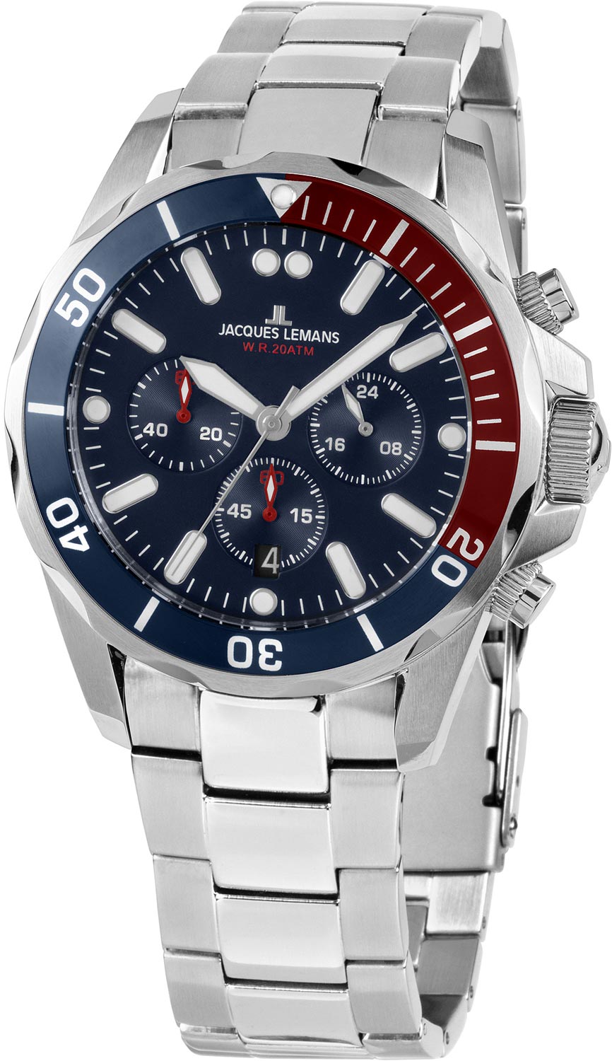 Наручные часы Jacques Lemans 1-2091G с хронографом