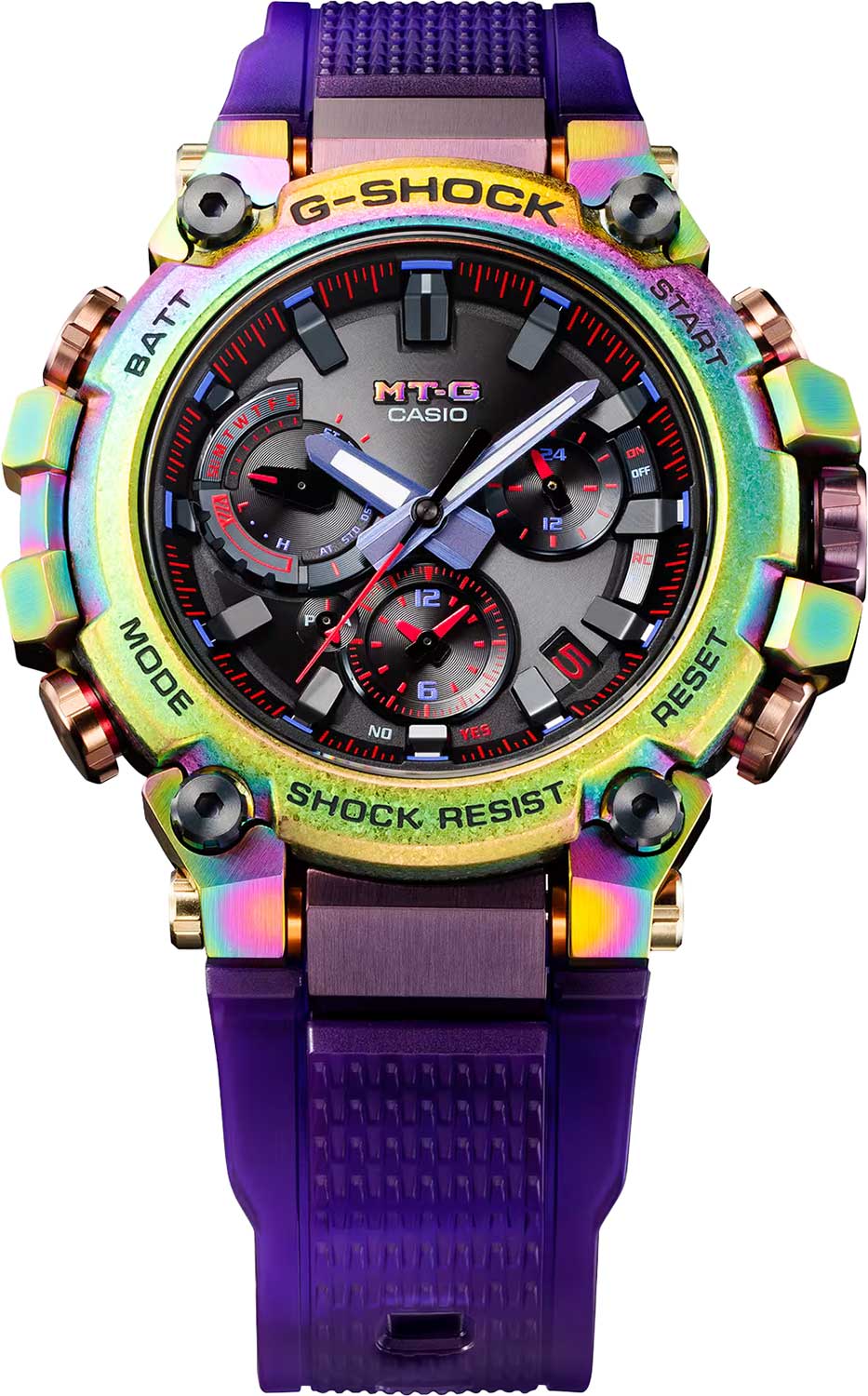 Японские наручные часы Casio G-SHOCK MTG-B3000PRB-1AER с хронографом