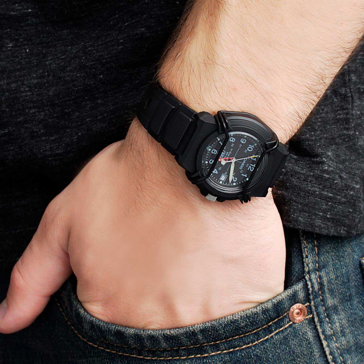 Японские наручные часы Casio Collection HDA-600B-1B