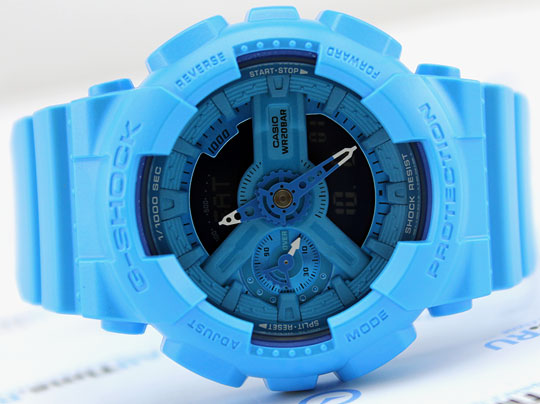Японские наручные часы Casio G-SHOCK GMA-S110VC-2A с хронографом