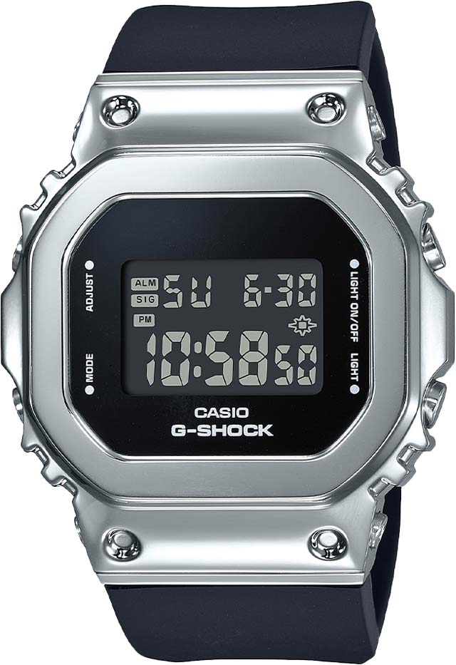 Японские наручные часы Casio G-SHOCK GM-S5600-1ER с хронографом