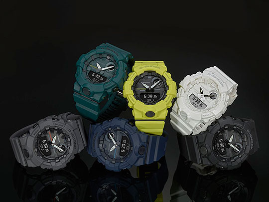 Японские спортивные наручные часы Casio G-SHOCK GBA-800-8A с хронографом