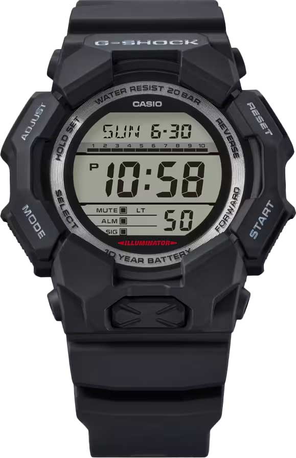 Японские наручные часы Casio G-SHOCK GD-010-1 с хронографом