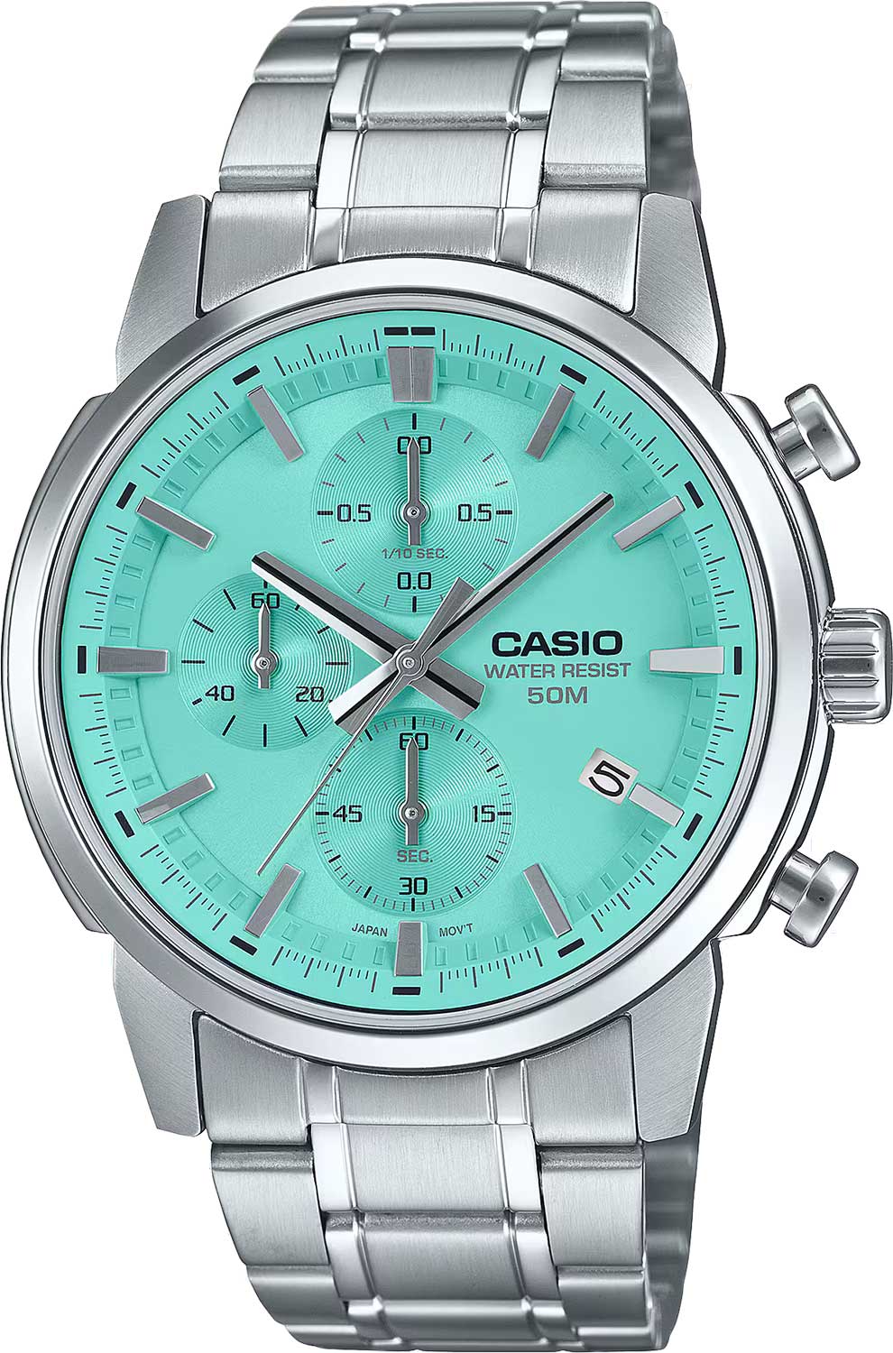 Японские наручные часы Casio Collection MTP-E510D-2A с хронографом