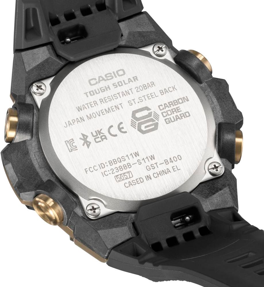 Японские наручные часы Casio G-SHOCK GST-B400GB-1A9 с хронографом