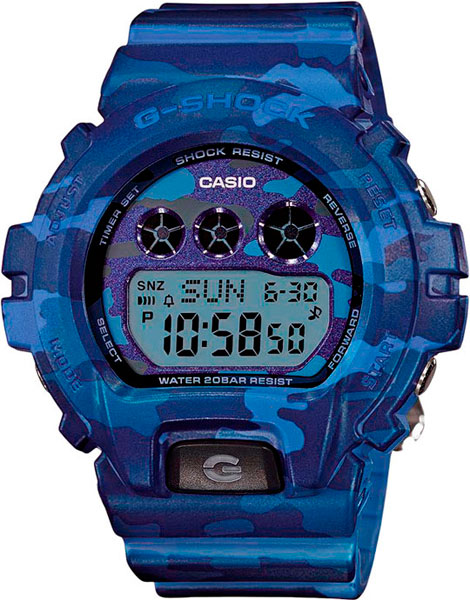 Японские наручные часы Casio G-SHOCK GMD-S6900CF-2E с хронографом