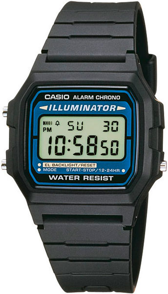 Японские наручные часы Casio Illuminator F-105W-1A