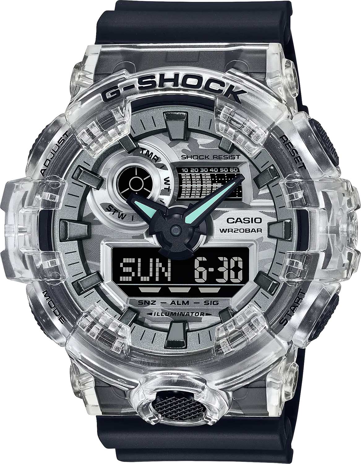 Японские наручные часы Casio G-SHOCK GA-700SKC-1A с хронографом